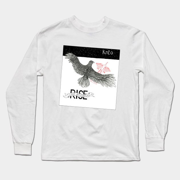 Rise like a Eagle Long Sleeve T-Shirt by tristan.r.rosenkreutz